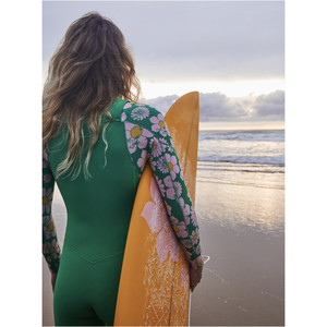2022 Roxy Surf Pop Feminino 3/2mm Chest Zip Gbs Wetsuit Erjw103120 - Jellybean